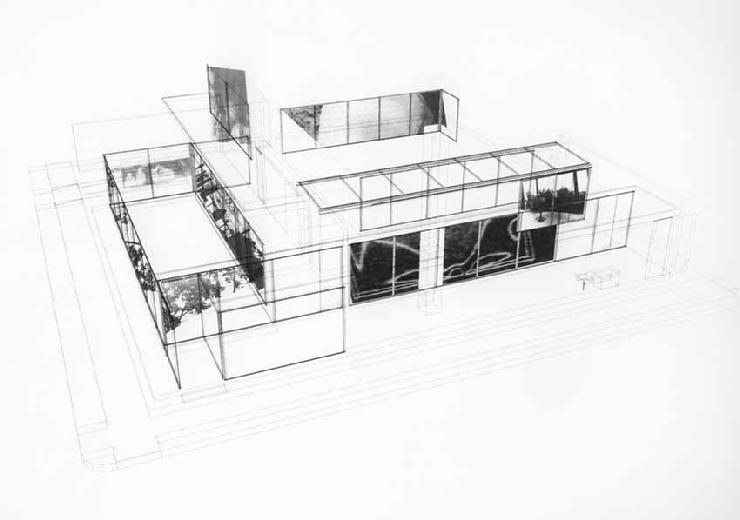 houston glass house michael bell architect
