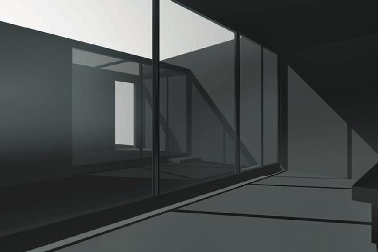 houston glass house michael bell architect