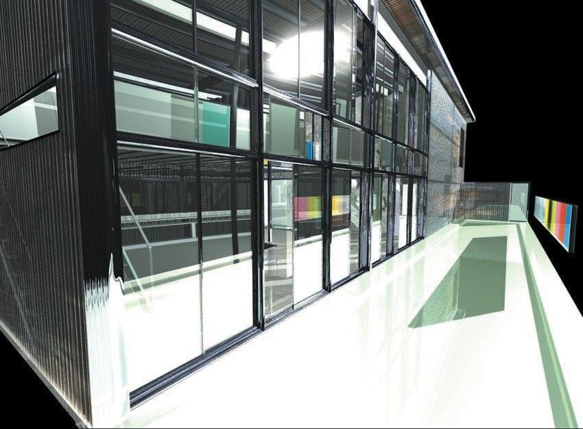prefabricated butler building photo realistic